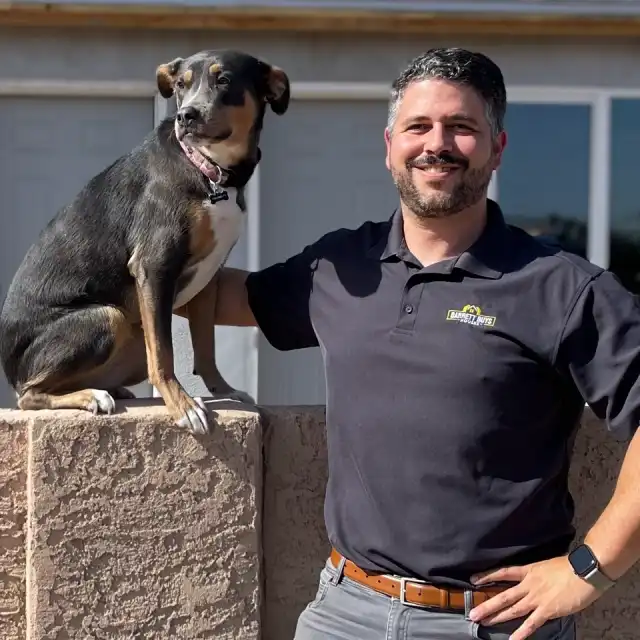 Barrett And His Dog Bonkers
