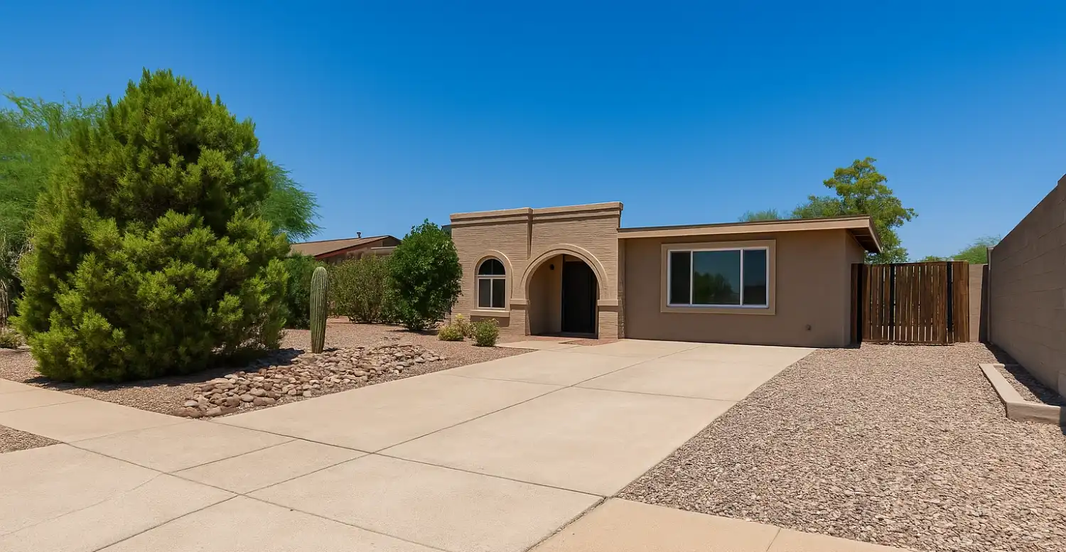 Angled Desert Home Photo