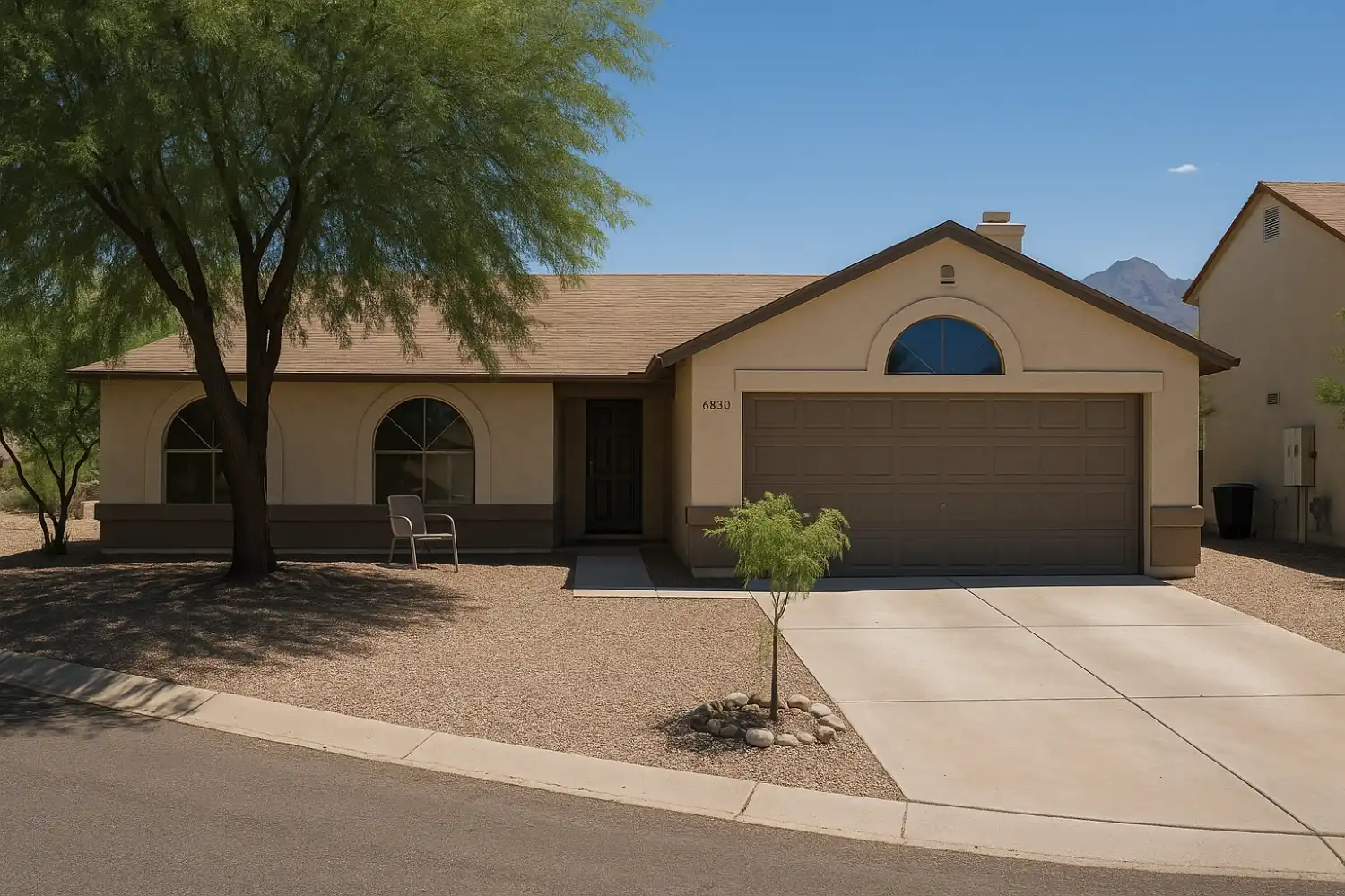 Brown Desert House Photo